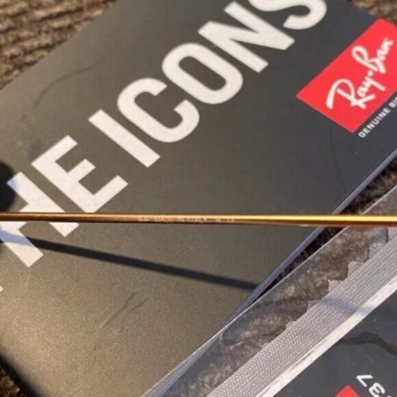 Ray-Ban 3025 Blue Aviator Sunglasses 58mm - Picture 5 of 5